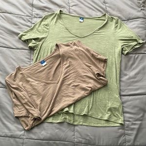 Old Navy Luxe T-shirts set of 2